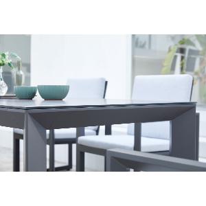 Mesa comedor Onix. Antracita