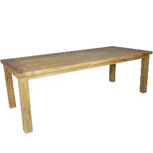 Mesa rústica rectangular 240 cm Teca reciclada