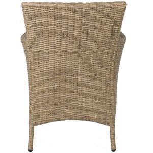 Sillón comedor Trinity aluminio y rattan sintético