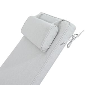 Cojín para tumbona Mati 50x192x5 cm color gris claro
