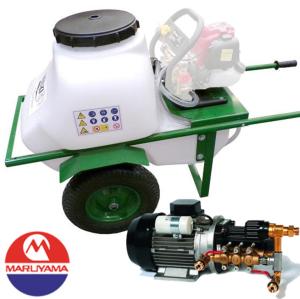 Carretilla fumigadora 100L motor Eléctrico 40bar 15L.