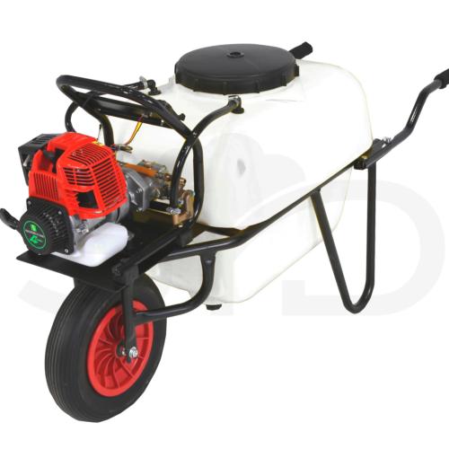 Carretilla fumigadora 100L. Motor 2T 30Bar 10L.