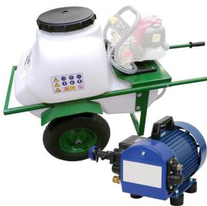 Carretilla fumigadora 100L motor Eléctrico 30bar 10L.