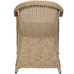 Sillón comedor Córdoba aluminio y rattan sintético