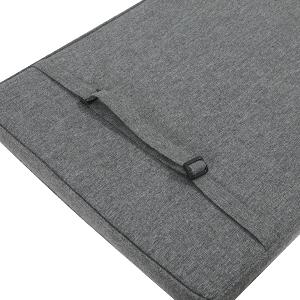 Cojín para tumbona Mati 50x192x5 cm color gris oscuro