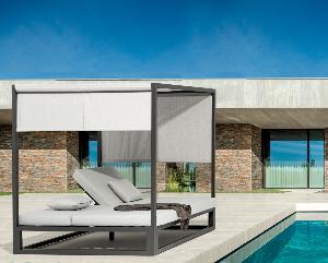 Cama balinesa aluminio exterior Palma